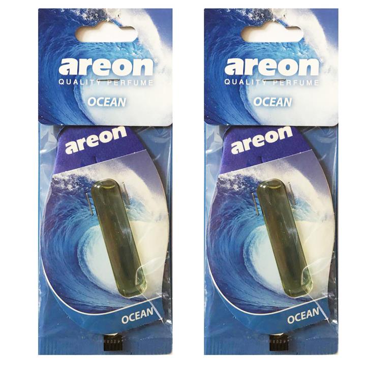 پک دو عددی خوشبو کننده آرئون مدل 5ml مایع با رایحه اقیانوس Areon Liquid 5ml Ocean Air Freshener Pack Of Two